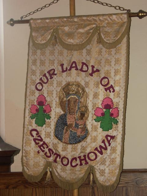 Our Lady of Czestochowa Banner.JPG