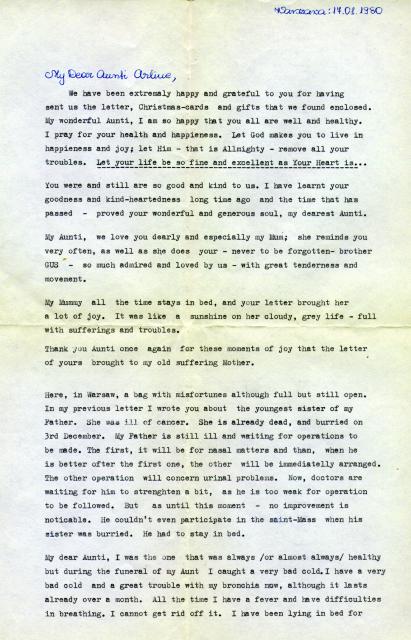 Barbara Karaszewska - Letter from Poland _page 1_ Jan 1980.jpg