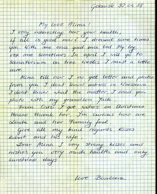 Barbara Kiszczak Letter April 18 1992.jpg