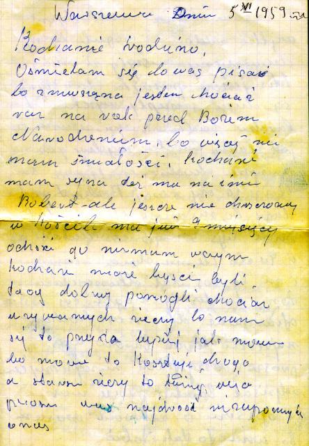 Julia Bruze - Letter from Poland _page 1_ 1959.jpg