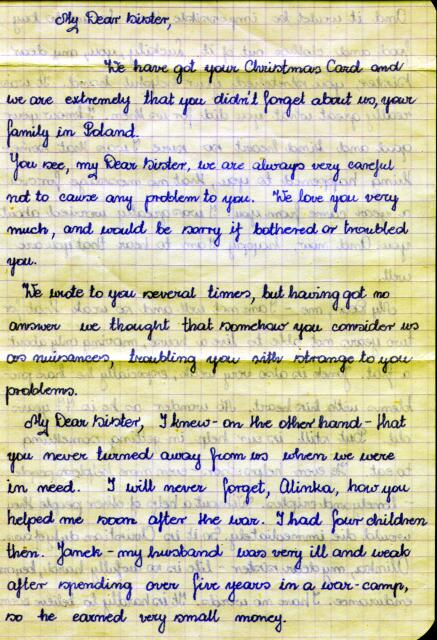 Maria Karaszewska - Letter from Poland _page 1_ 1982.jpg
