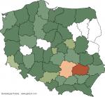 Janiec in Poland Map.jpg