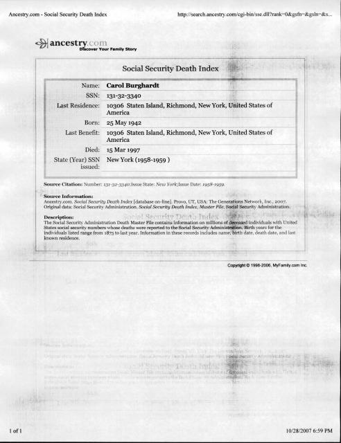 Carole Kaminska - Social Security Death Index.jpg