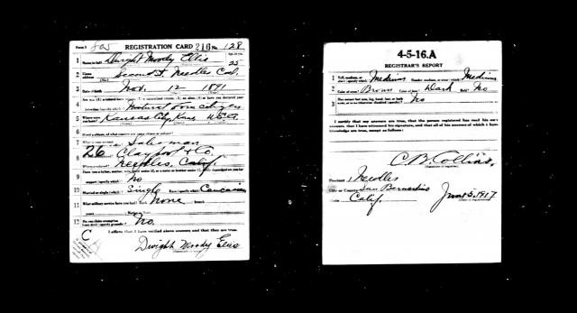 Dwight Moody Ellis - World War I Draft Registration Card.jpg