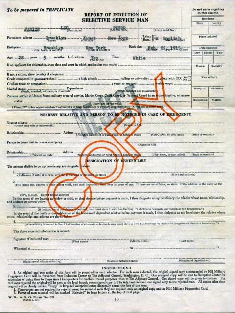 Leo_Peter_Janice_Selective_Service_Report_of_Induction_front.jpg