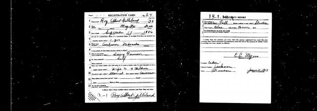 Roy Albert Gilliland - World War I Draft Registration Card.jpg