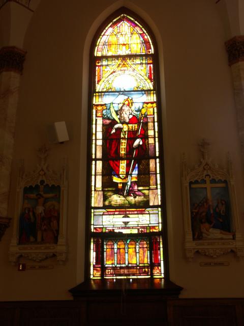 Our Lady of Czestochowa - Stained Glass.JPG